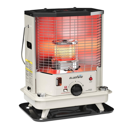 Bluefire Indoor & Outdoor Kerosene Radiant Heater,11000BTU,Dual-Use Cordless Space Heater for Home, Garage, Basement, and Camping,