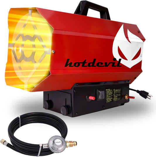 85,000 BTU Forced Air Propane Heater,Thermally Protected, Heavy-Duty Garage Heater For Warehouses,Barns and Workshops up to 2200 Sq feet
