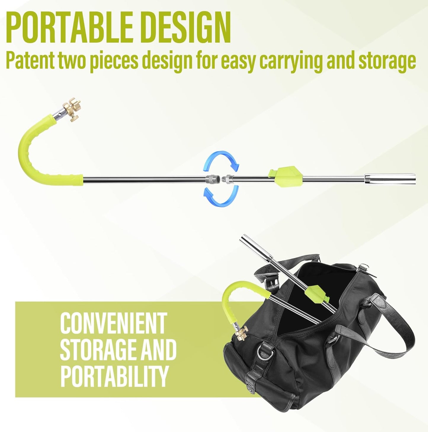Weed Burner Torch Propane Weed Burner with Self-Ignition Lawn Torch, Ergonomic Handle - Ultimate Weed Killer
