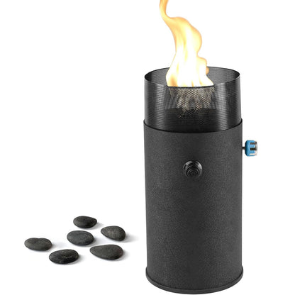 Self-Ignition Indoor/Outdoor Portable Tabletop Fire Pit, Mini Fire Pit for Table Tabletop Fireplace, Tornado Tabletop Fire Pit, Small Propane Fire Pit for Garden Patio Balcony Porch