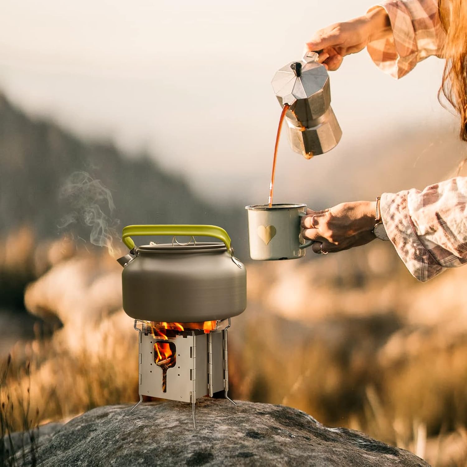 Hotdevil HD-5001A Ultralight Portable Camping Stove – Butane Burner With Stand